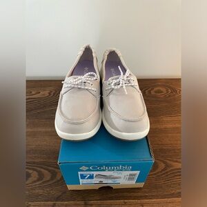 Columbia delray pfg boat shoe womens size 7.5 brand new